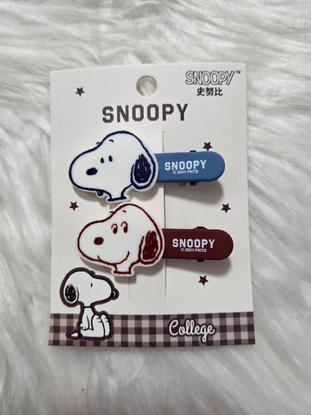Peanuts Snoopy Hair Barrettes